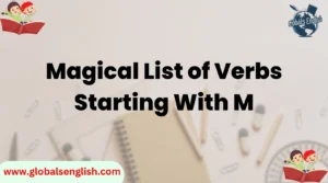 Magical List of Verbs Starting With M